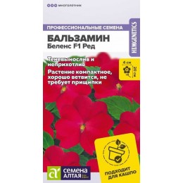 Цветы Бальзамин Беленс F1 Ред/Сем Алт/цп 4 шт.