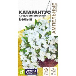 Цветы Катарантус Средиземноморский Белый/Сем Алт/цп 5 шт. Ампельные Шедевры